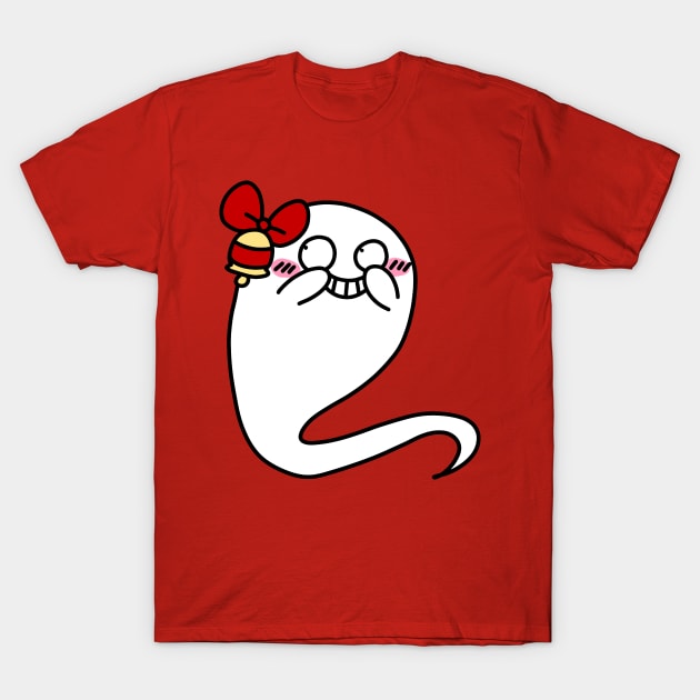 Christmas Bell Ghost T-Shirt by saradaboru